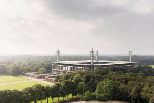 Blick auf die Kölner Arena - Fußball Wandbild - 11FREUNDE SHOP