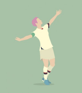 Frühstücksbrettchen: 100% Megan - Megan Rapinoe Illustration von HANDS OF GOD