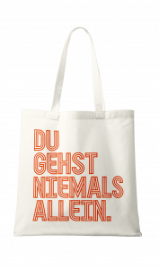 11FREUNDE Baumwolltasche: 25 Jahre // Du gehst niemals allein