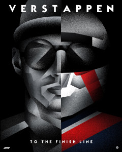 Max by Nicholas Chuan - Max Verstappen Collage Poster