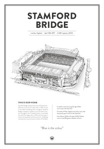 Stadium Posters by Fans Will Know: London (Chelsea)