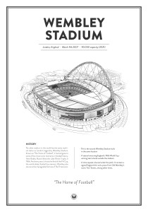 Stadium Posters by Fans Will Know: London (Wembley)