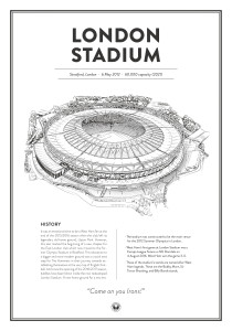 Stadium Posters by Fans Will Know: London (West Ham)