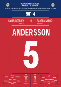 Andersson vs. HSV - Moments Of Fame - Posterserie 11FREUNDE SHOP