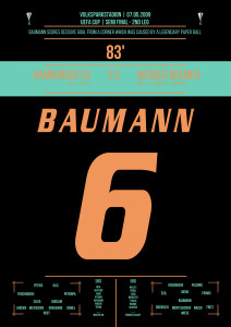 Baumann vs. HSV - Moments Of Fame - Posterserie 11FREUNDE SHOP