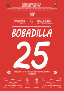 Bobadilla vs. Partizan - Moments Of Fame - Posterserie 11FREUNDE SHOP