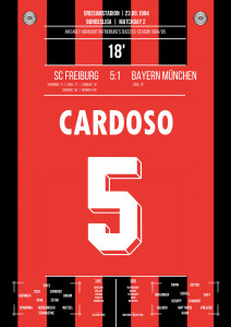 Cardoso vs. Bayern - Moments Of Fame - Posterserie 11FREUNDE SHOP
