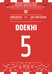 Doekhi vs. Ajax - Moments Of Fame - Posterserie 11FREUNDE SHOP