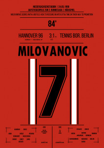 Milovanovic vs. TeBe - Moments Of Fame - Posterserie 11FREUNDE SHOP