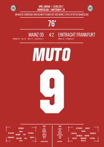 Muto vs. Frankfurt - Moments Of Fame - Posterserie 11FREUNDE SHOP