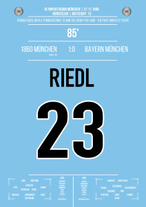 Riedl vs. Bayern - Moments Of Fame - Posterserie 11FREUNDE SHOP