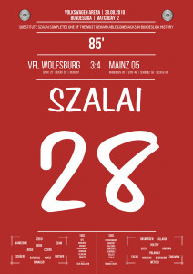 Szalai vs. Wolfsburg - Moments Of Fame - Posterserie 11FREUNDE SHOP