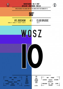 Wosz vs. Brügge - Moments Of Fame - Posterserie 11FREUNDE SHOP