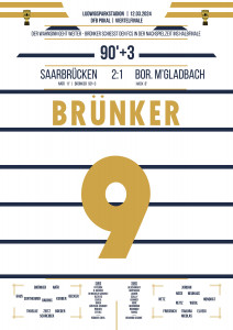 Brünker vs. Gladbach - Poster