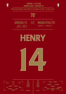 Henry vs. Wigan - Abschied des Franzosen vom Highbury mit einem Hattrick für Arsenal
