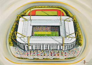 Stadia Art: Westfalenstadion - Poster bestellen - 11FREUNDE SHOP