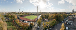 Vogelperspektive Südstadion - Stadion Fußball Fotografie