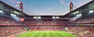Köln (2019) - 1. FC Köln Wandbild Stadion Panorama