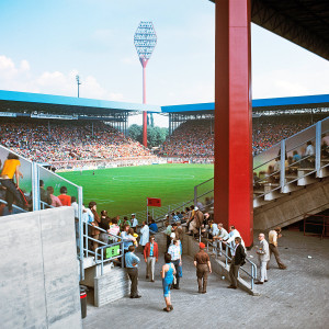 Westfalenstadion 1974 - Fußball Foto Wandbild - 11FREUNDE SHOP