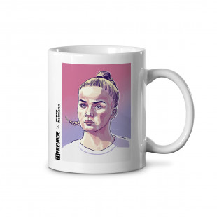 Design-Tasse - 11FREUNDE x Ronny Heimann: Giulia