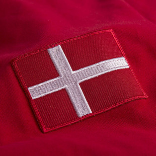 Denmark 1970's Short Sleeve Retro Football Shirt