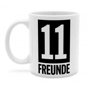 Kaffeebecher: 11FREUNDE (Kasten-Logo)
