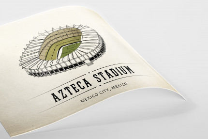 World Of Stadiums: Azteca Stadium - Poster bestellen - 11FREUNDE SHOP