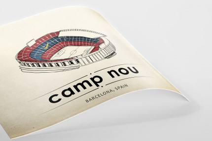 World Of Stadiums: Camp Nou - Poster bestellen - 11FREUNDE SHOP
