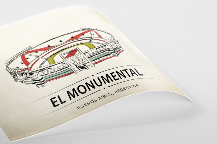 World Of Stadiums: El Monumental - Poster bestellen - 11FREUNDE SHOP