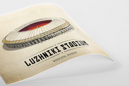 World Of Stadiums: Luzhniki Stadium - Poster bestellen - 11FREUNDE SHOP