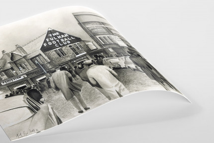 Stadia Art: Craven Cottage (outside) - Poster bestellen - 11FREUNDE SHOP