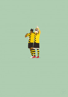 Batman und Robin - Borussia Dortmund Poster - 11FREUNDE SHOP