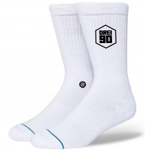Drei90 Socken weiß