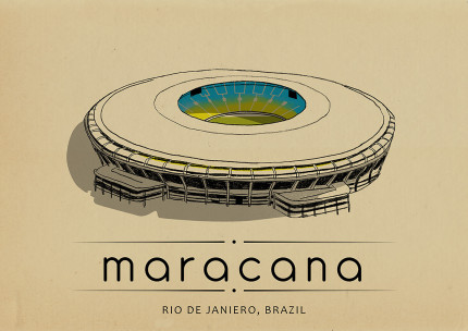 World Of Stadiums: Maracana - Poster bestellen - 11FREUNDE SHOP