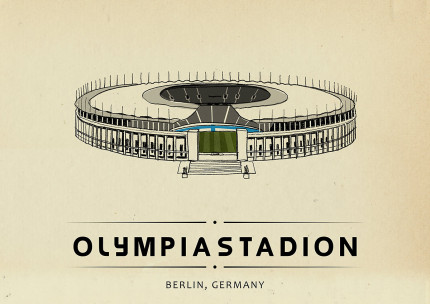 World Of Stadiums: Olympiastadion - Poster bestellen - 11FREUNDE SHOP
