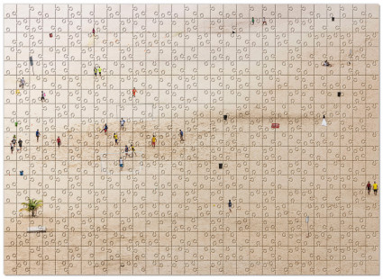Puzzle: Kicken im Sand von Manaus