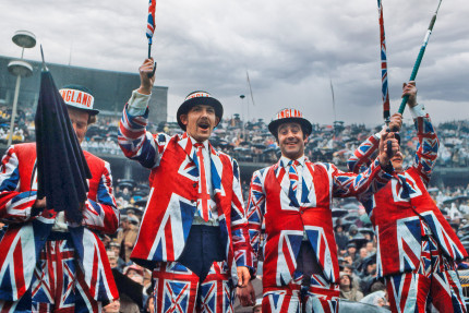 England Fans 1972 - Olympiastadion Berlin Playoffs EM-Qualifikation