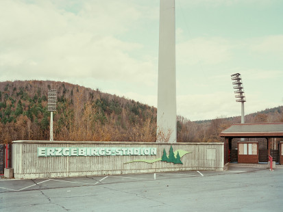 Witness of Glory Times: Aue - Markus Wendler - Stadion Foto als Wandbild