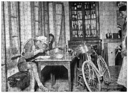 Puzzle: Rast im Wirtshaus bei der Tour 1922
