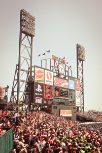 Anzeigetafel AT&T Park - 11FREUNDE SHOP - Baseball Fotos - NoSports