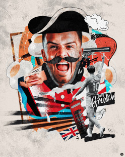Jack by Nicholas Chuan - Jack Grealish Collage Poster