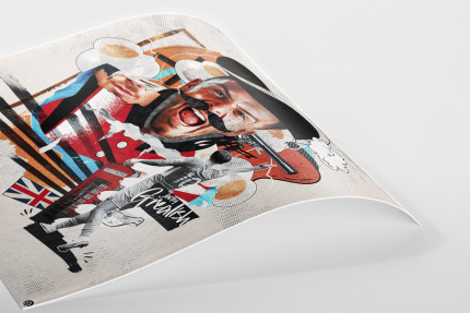 Jack by Nicholas Chuan - Jack Grealish Collage Poster