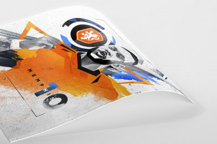 Memphis by Nicholas Chuan - Depay Collage Poster