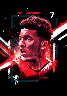 Jadon by Nicholas Chuan - Sancho Collage Poster