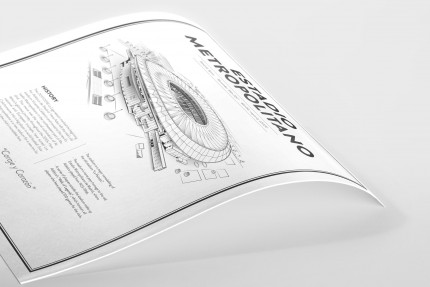 Stadium Posters by Fans Will Know: Madrid (Atlético) 2