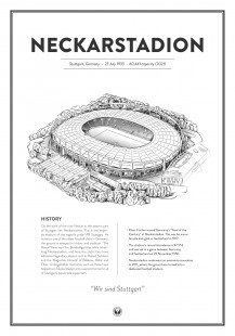 Stadium Posters by Fans Will Know: Stuttgart