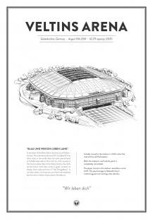 Stadium Posters by Fans Will Know: Gelsenkirchen