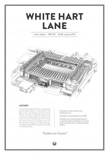 Stadium Posters by Fans Will Know: London (Tottenham) 1