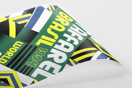90s Goalkeeper - Taffarel - Torwarttrikot-Design Poster