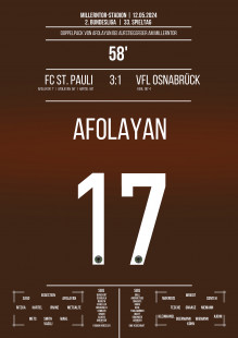 Afolayan vs. Osnabrück - Die Rückker vom FC St. Pauli in die 1. Bundesliga